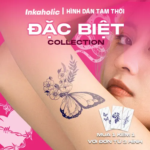 ( Đặc Biệt Collection) ( Mua 3 Kèm 1 ) Hình Dán Inka, Sticker Dán Nhỏ Dáng Unisex Hình Động Vật, Hoạ Tiết Cỡ Lớn  Inkaholic - Chơi Không Hậu Quả