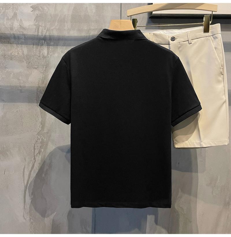 Product Introduction of New Bear Embroidery Polo Shirt Simple Fashion Men's Top 29