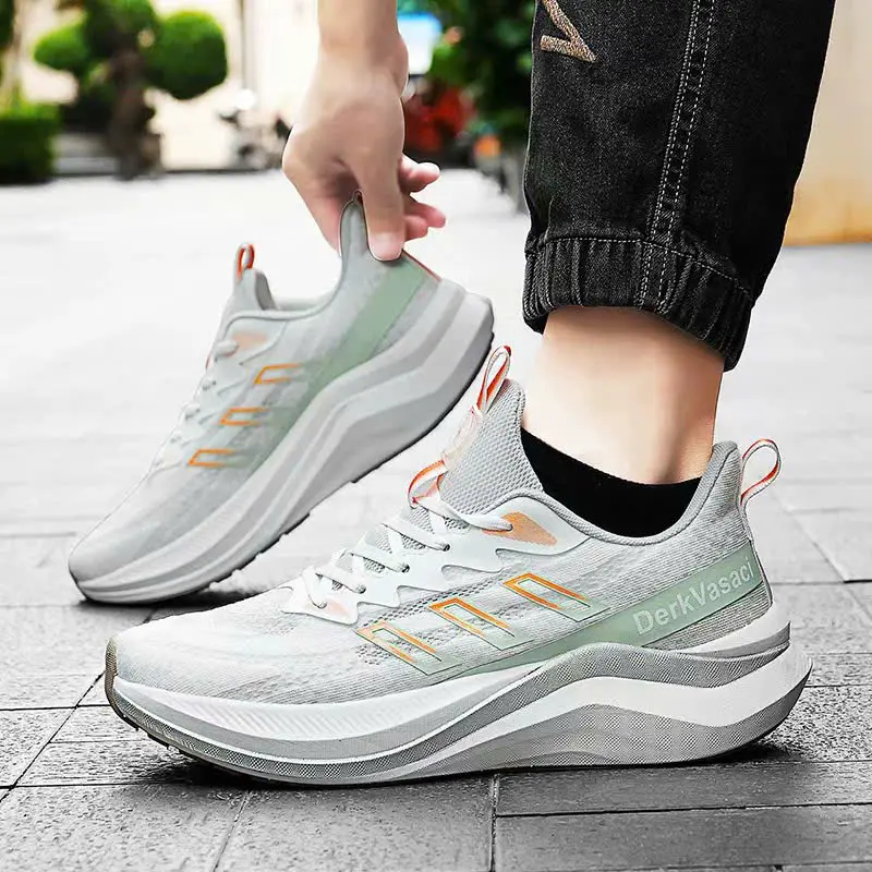 [Mạnh Giày] Giày Thể Thao Nam Nữ DeVacaci Độn Đế 5cm Siêu Êm