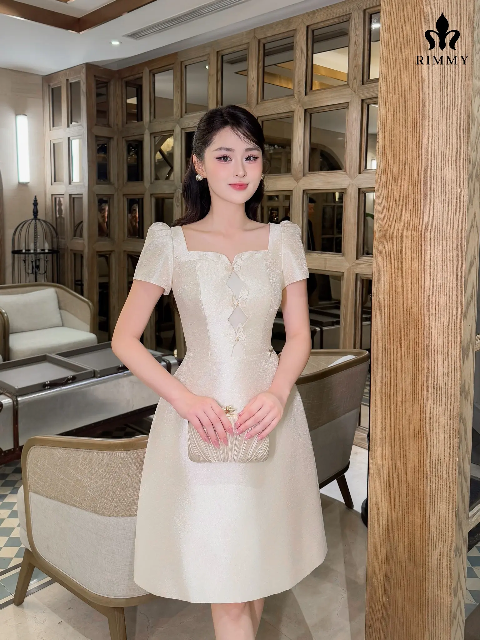 Váy đầm đi tiệc nữ thiết kế cách điệu sang trọng trang nhã Design By RIMMY - Melora Dress