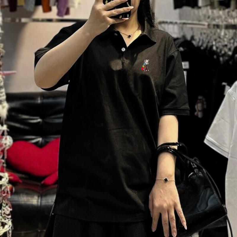 [BST] Áo Có Cổ POLOMAN SAD TOY Cao Cấp Vải CVC Cá Sấu Sang Trọng, Đứng Form - Polo Thời Trang Shirt Cộc Tay  Menswear UMA Tay Ngắn POLOMANOR  Ngắn Tay Có Cổ Đen  Top