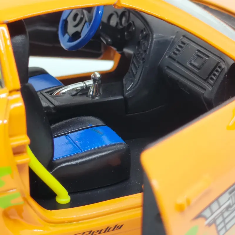 Diecast Jada Toys 1:24 Brians Toyota Supra Fast Furious Orange 5