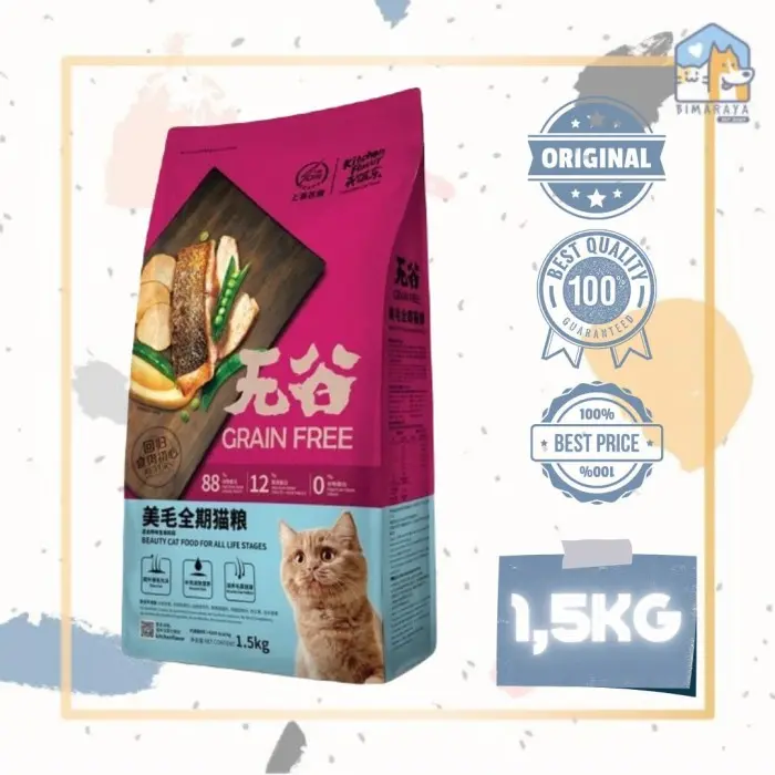 KITCHEN FLAVOR BEAUTY CAT FOOD 1,5KG FRESHPACK 0