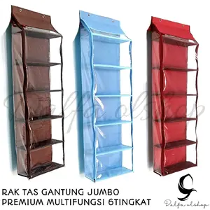 Rak tas gantung/rak tas jumbo/rak tas original Dapat dilipat Tahan Lama