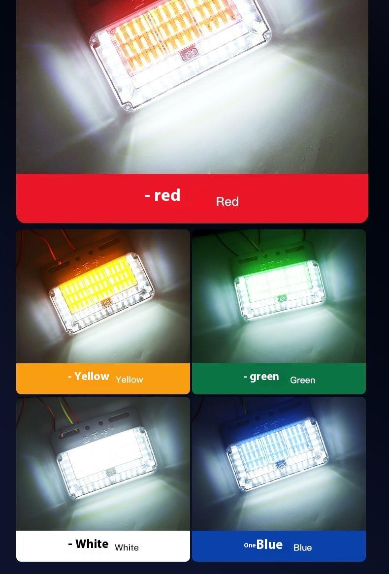 Product Introduction of New super bright 24v truck side light waterproof led trailer strong ground light multi-functional width lamp turn light 3