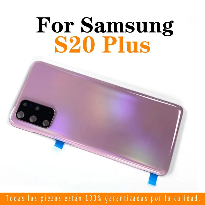 Vỏ nắp pin lưng, dành cho Samsung Galaxy S20 G980, S20 + Plus G985, S20 Ultra G988, có LOGO, kính pin, nắp lưng, vỏ cửa sau, bộ phận thay thế, với khung và dụng cụ ống kính 6