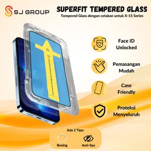 Tempered Glass SuperFit X 11 12 13 14 15 Pro ProMax Series Bening Antispy Privacy protector
