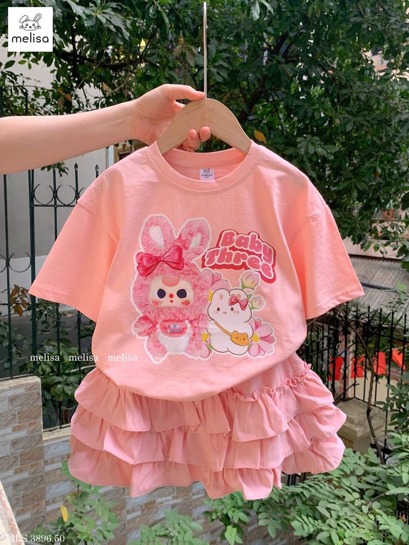 Product Introduction of Set BABY THREE sắc hồng đính nơ đáng yêu Cho Bé{ Melisa } 4