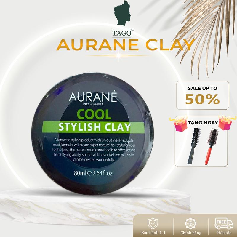 [Xách tay] Sáp vuốt tóc Aurane Cool Stylish Clay 80ml- Sáp Siêu Rẻ - Giữ Nếp Mạnh Mẽ- Kiềm Dầu - Tạo Phồng Tùy Ý TAGO STORE