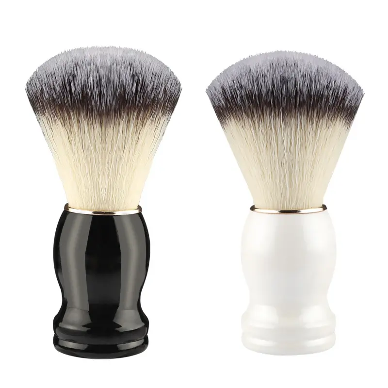 Men's Soft Bristle Facial Brush Old-fashioned Manual Shaving Brush Foaming Soap Brush Barber Shop Beard Brush Comfort