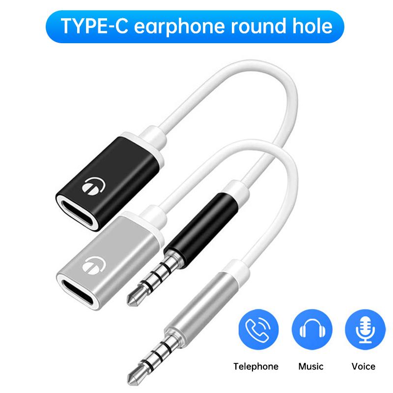 【COD】[Model Terbaru]Tipe-c Headphone Converter Tablet Laptop Analog Headphone Converter