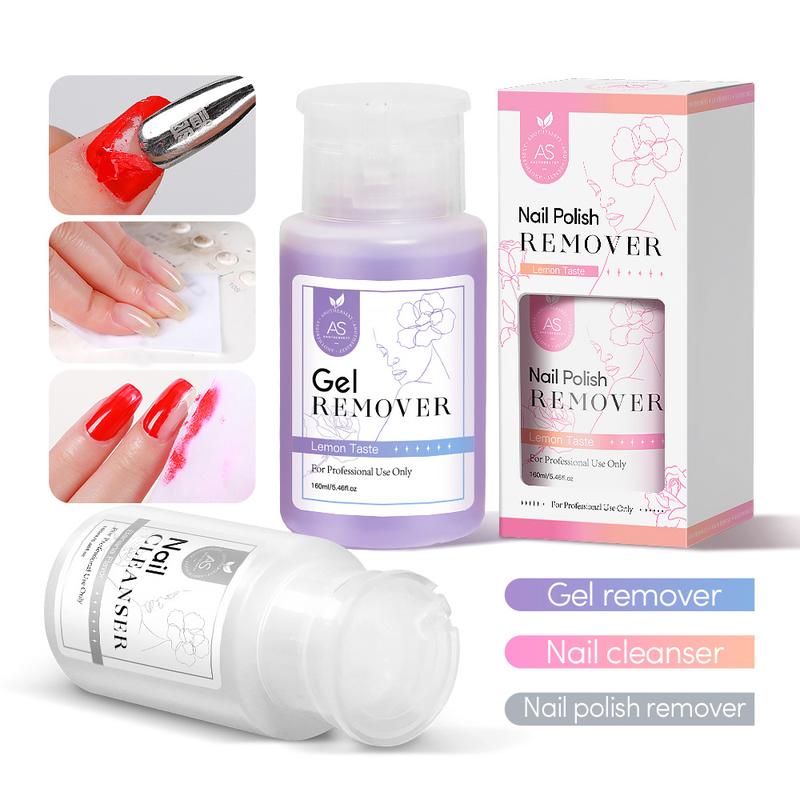 AS New nail art push bottle cleaning water nail polish remover without hurting nails cleaning liquid dedicated 0
