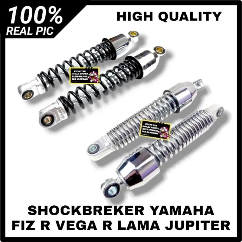 SHOCKBREKER SKOK BELAKANG YAMAHA FIZ R F1Z R VEGA R LAMA CROME SEPASANG djrm