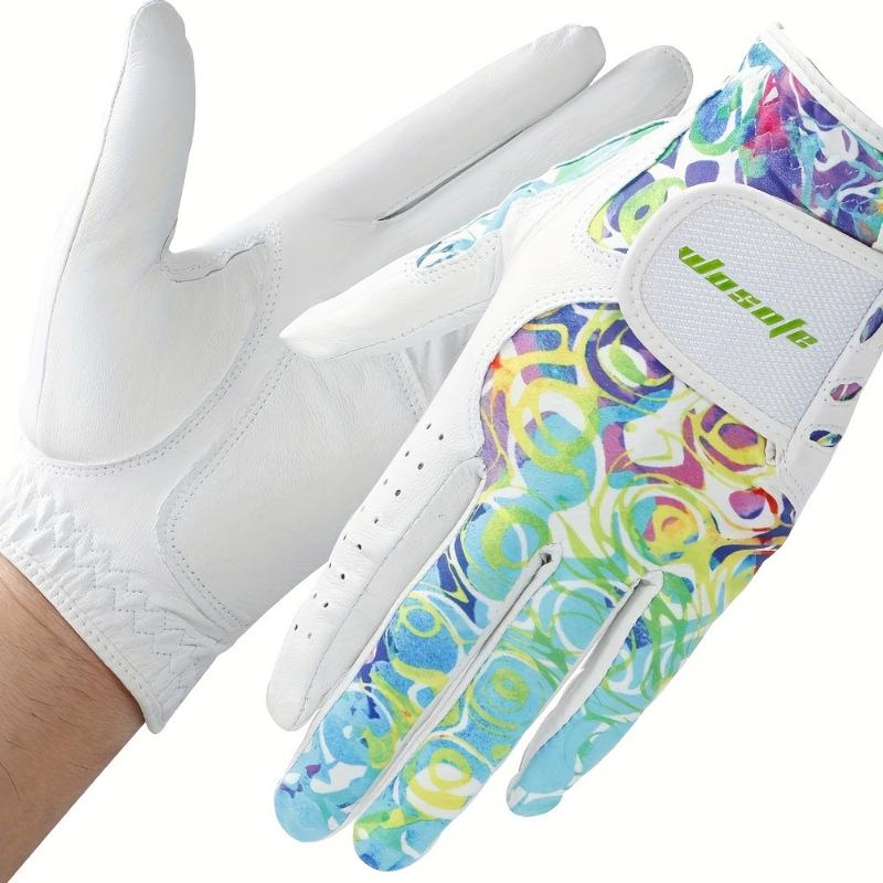 Soft Sheepskin Golf Gloves - 1 Pair for Women, Breathable Stretch Lycra, Fashion Non-slip with Wear-resistant Palm, Perfect Gift for Female Golf Enthusiasts 5