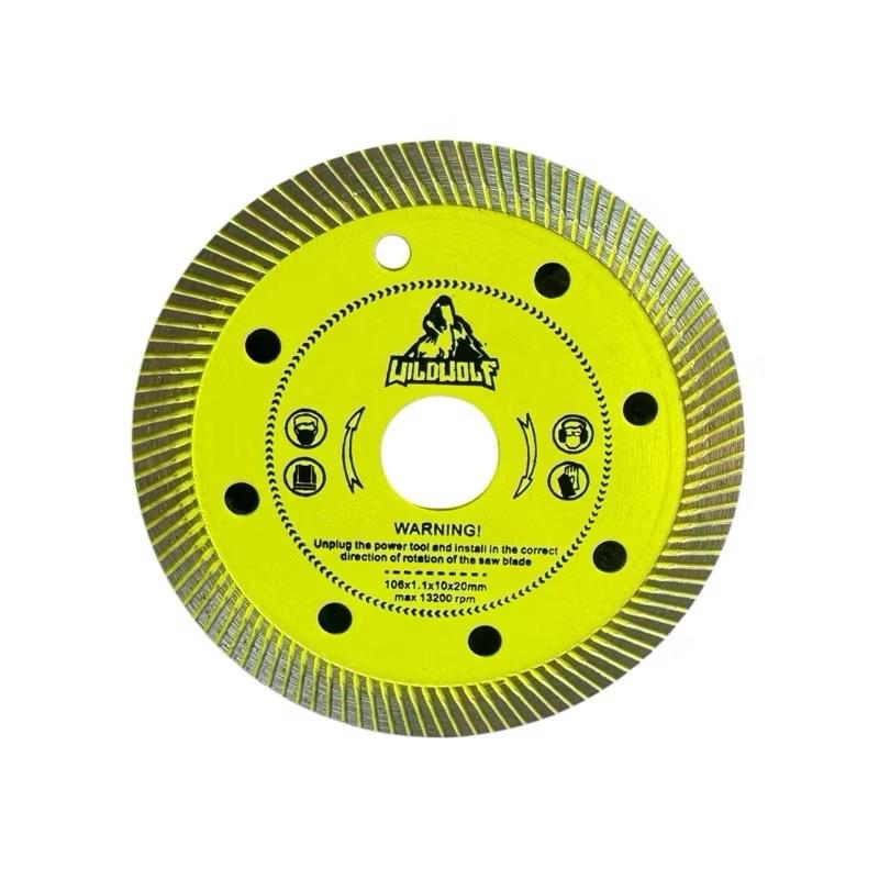 ￼(Hộp 10 lưỡi) Lưỡi cắt gạch men, cắt đá, gạch ngói gốm sứ Wildwolf 100 (Sói hoang) loại tốt