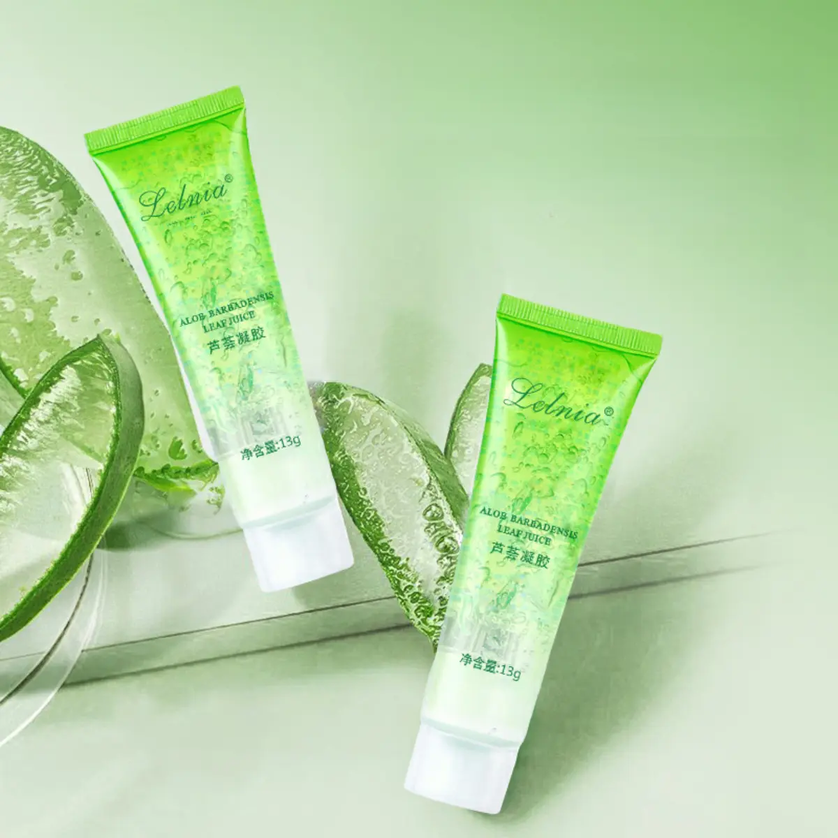Aloe Vera Gel 13g Aloe Vera Gel Hydrating, Moisturizing and Softening Skin Authentic