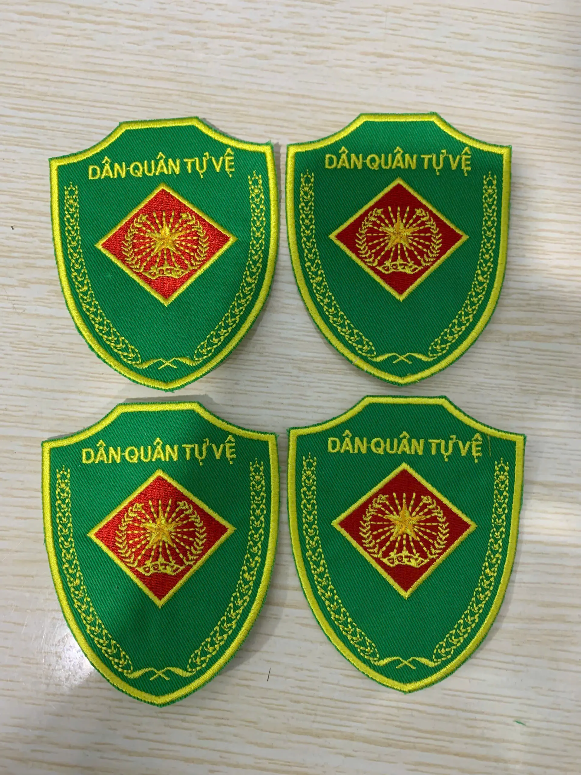 Logo Patch vải thêu Dân Quân Tự Vệ
