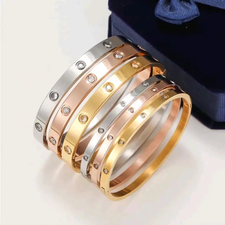 [Terlaris]Asesoris Wanita Gelang Fashion Titanium Stylee Korea [Bayar Ditempat] 3