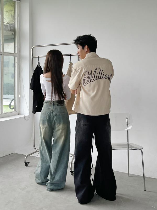 Áo Sơ Mi Form Boxy Millions INSOMNIA Unisex Nam Nữ Local Brand - TS025 1