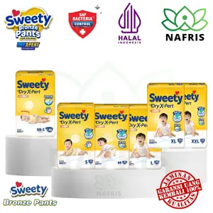 Sweety Bronze Dry X-Pert Pants S, M, L, XL & XXL |Popok Bayi Sekali Pakai Diapers Sweety Bronze Dry X-Pert Pants S, M, L, XL & XXL |Popok Bayi Sekali Pakai Diapers