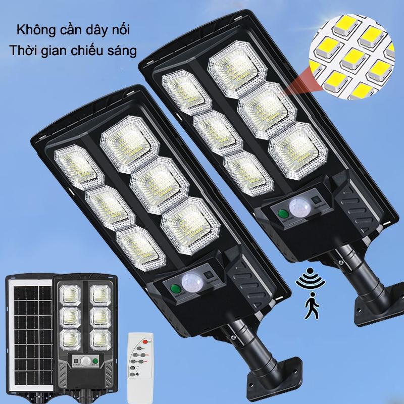 ĐÈN ĐƯỜNG NĂNG LƯỢNG MẶT TRỜI SOLAR LIGHT TẶNG KÈM ĐIỀU KHIỂN TỪ XA CÓ CẢM BIẾN CHUYỂN ĐỘNG Chiếu sáng cảm biến Ánh sáng nhẹ Ánh sáng liên tục đèn năng
