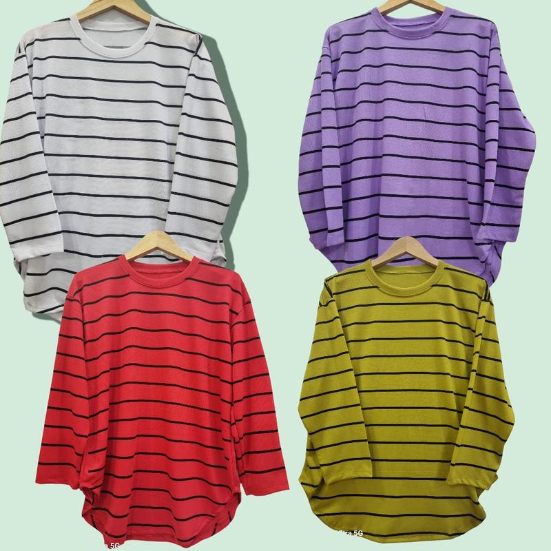 Product Introduction of pakaian  wanita  kaos OVERSIZE Baju Atasan Motif  Oblong  Cewek  Dewasa Katun Dewasa Nyaman Santai 2