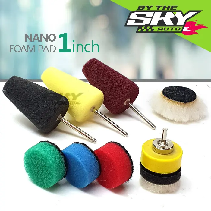 Set Busa Poles Mini Nano Polisher 9 pcs Paket Foam Pad Mini Grinder ...