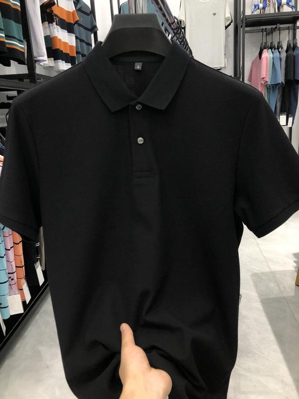 Product Introduction of Boxy cropped polo shirts plaid summer high-end men's polo shirt short sleeve cotton polo collar casual high-grade shirt top men's T-shirt Tropical Human 29