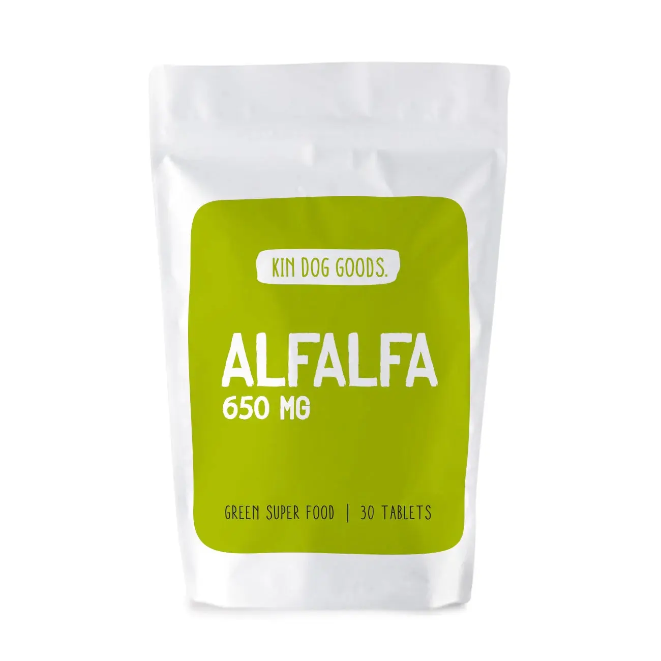 Kin Dog Goods - Alfafa Dog Supplement (30 tablets)