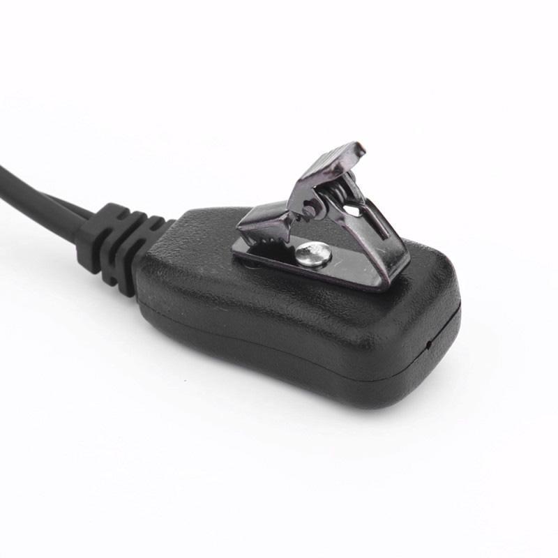 Safety Earphone Headset PTT Microphone For Kenwood Baofeng Walkie Talkie 3