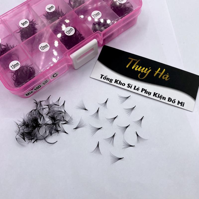 Mi fan 10D hộp Mix size (8-13)(9-15)mm DÀY 0.05-0.07 HỘP 1000 FAN_ Thúy Hà Nữ Cosmetic Mỹ Phẩm Trang Điểm Women