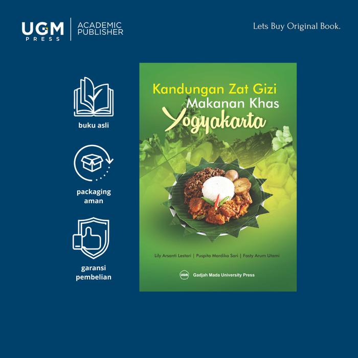 Gambar UGM Press Original Buku Kandungan Zat Gizi Makanan Khas Yogyakarta - Original dari UGM PRESS Kab. Sleman Tokopedia