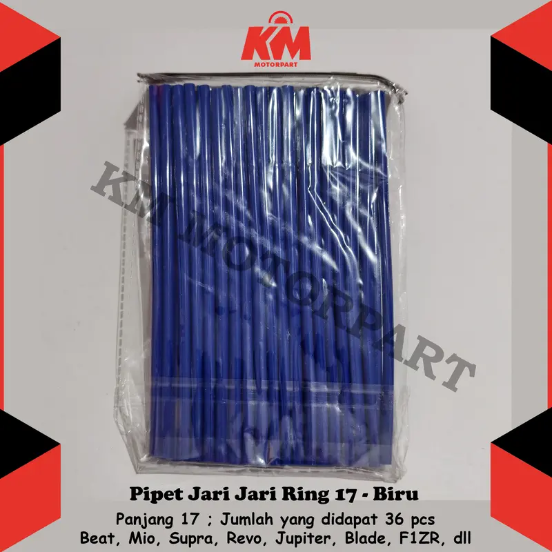 Pipet Jari Ring 17 Motor dan Sepeda Sedotan isi 36 pcs untuk Beat Mio Nex Scoopy Vario Xride dll 4