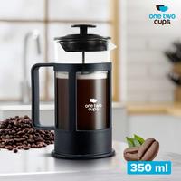 Gambar One Two Cups French Press Coffee Maker Pot Plunger Borosilicate 350 ml 600 ml 800 ml dan 1 L - FN35 - Hitam, 350 ml dari Usea Official Store Kota Administrasi Jakarta Barat 2 Tokopedia