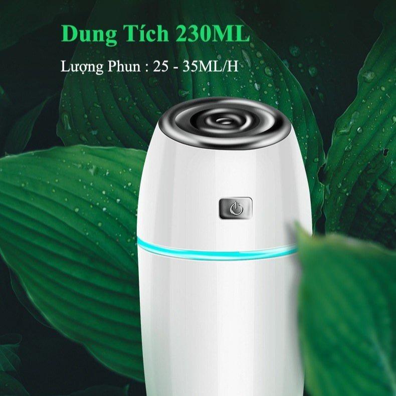 Máy Phun Sương,Tạo Độ Ẩm Cho Ô tô R-8304 - Lan Tỏa Mùi Hương Dễ Chịu - Không Gây Tiếng Ồn - Có Đèn LED 3