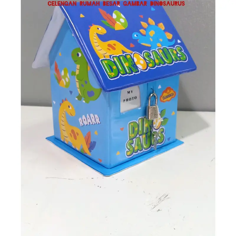 CELENGAN RUMAH GEMBOK BESAR KARAKTER DINOSAURUS Anak 1