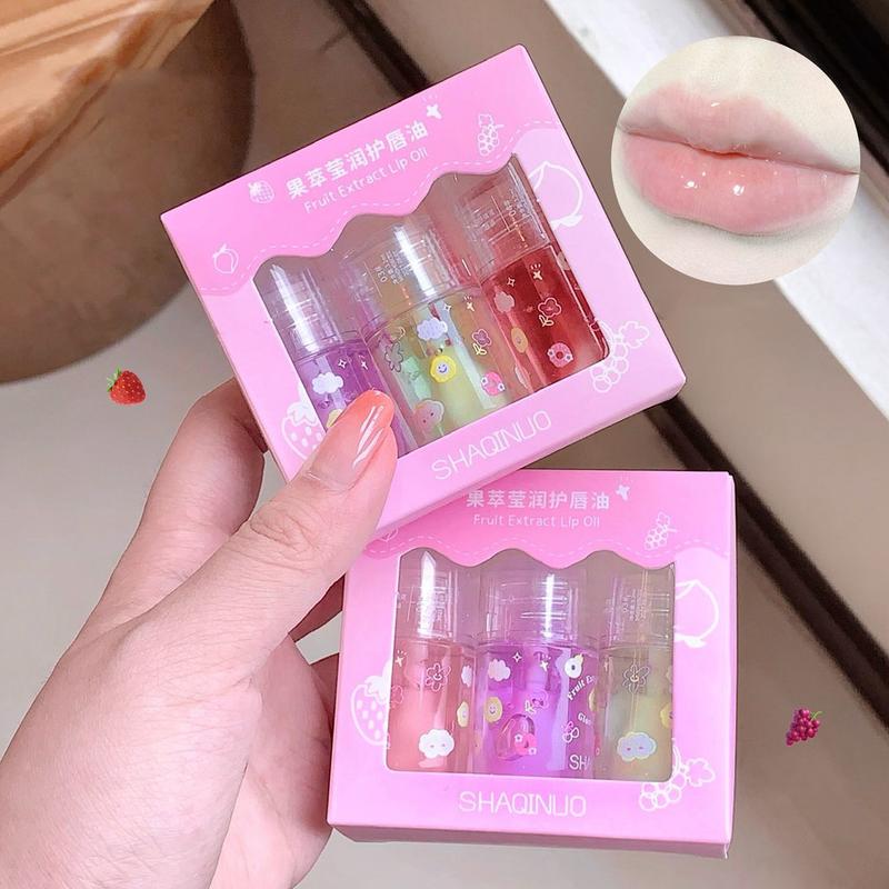  Son Kem Nước Trái Cây SHAQINUO Viên Nang Lớn Son Bóng Thạch Trong Suốt Không Màu Dưỡng Ẩm Son Dưỡng Môi Chống Nứt Nẻ 