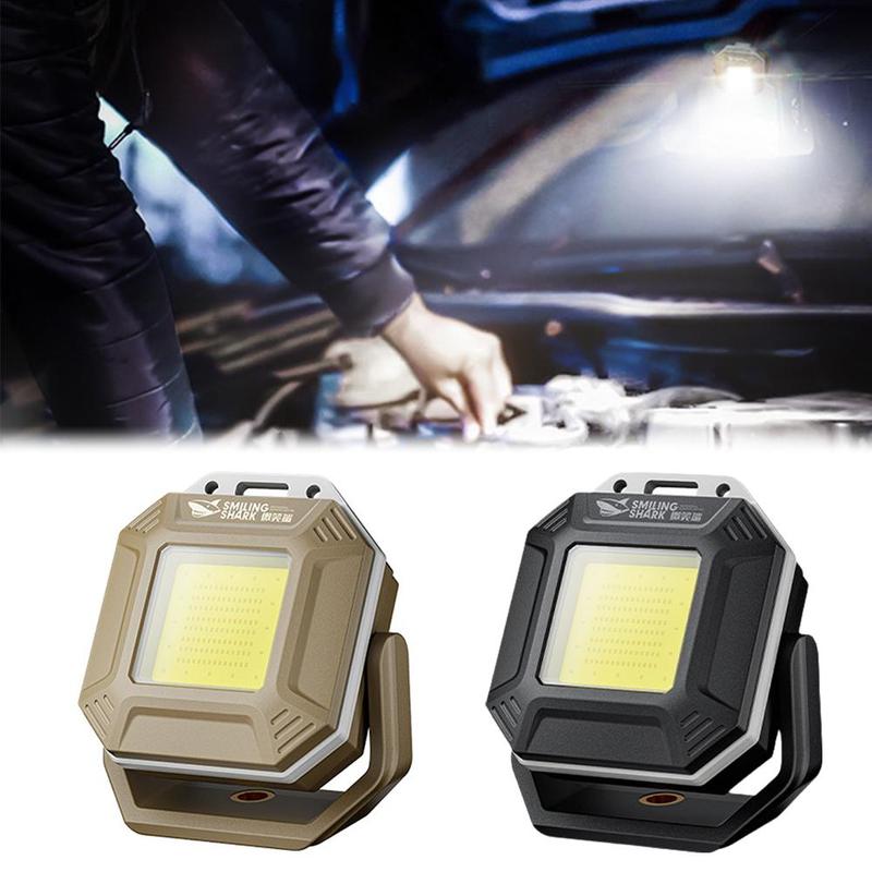 Mini Flashlight Work Light Magnetic COB 3Modes For Outdoor Camping ...
