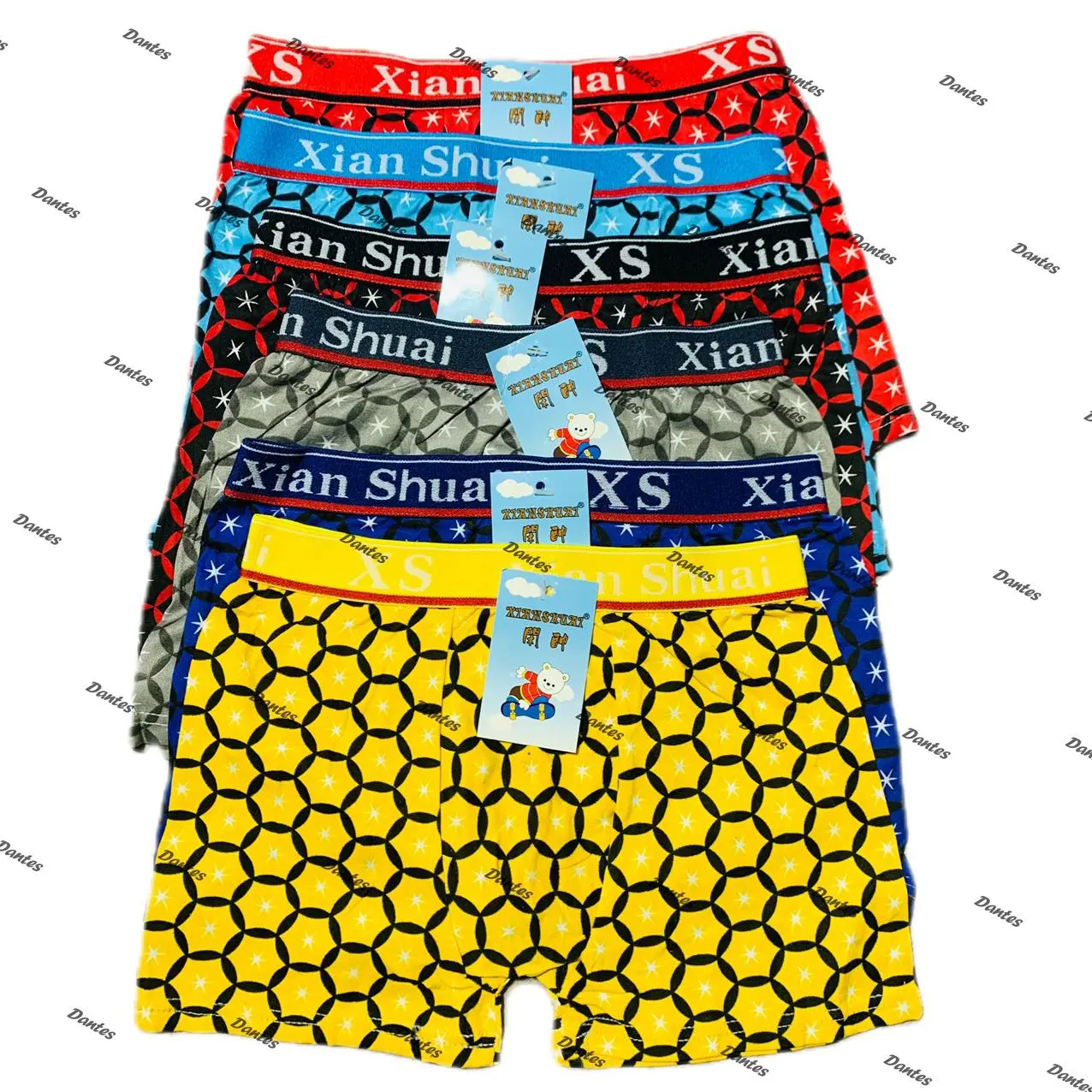 New brief for boy boxer 6pcs cotton 7-10years old Briefs Cotton Boxers/Trunks