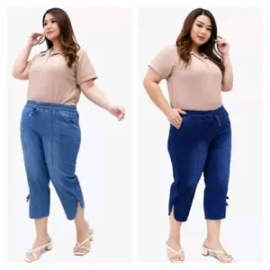 Celana jeans 7/9 wanita jumbo // Celana 7/9 Jeans jumbo murah
