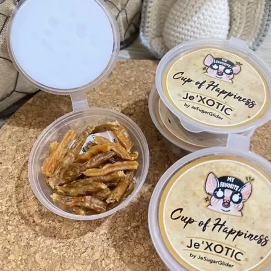 JERKY STRIPES in CUP OF HAPPINESS, Snack sehat Sugar Glider