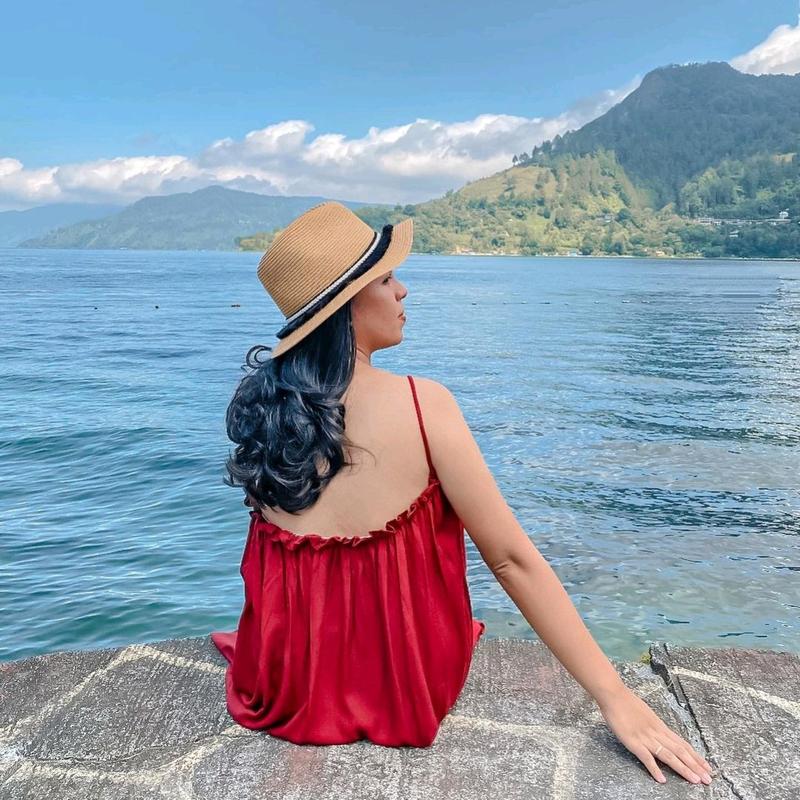 Dress Pantai Longdress Korean Backless seksi Polos 9