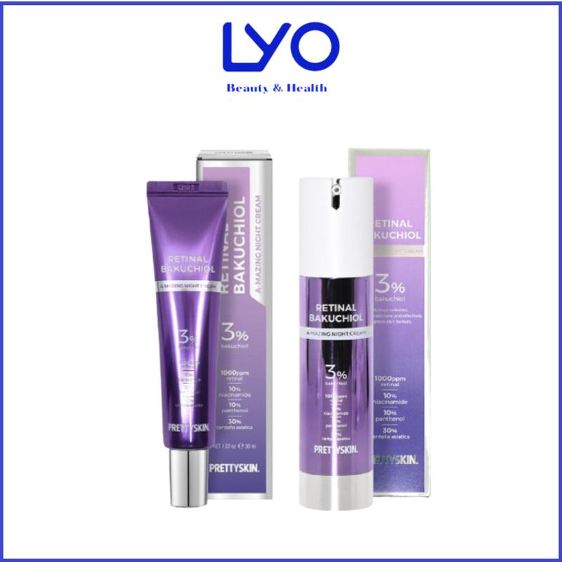 Kem dưỡng RETINAL BAKUCHIOL NIGHT CREAM PS.PRETTYSKIN.