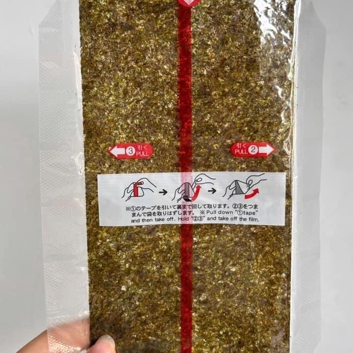 Sỉ sỉ 3 xấp Rong biển cuốn cơm tam giác (300 lá) Hạng B 1