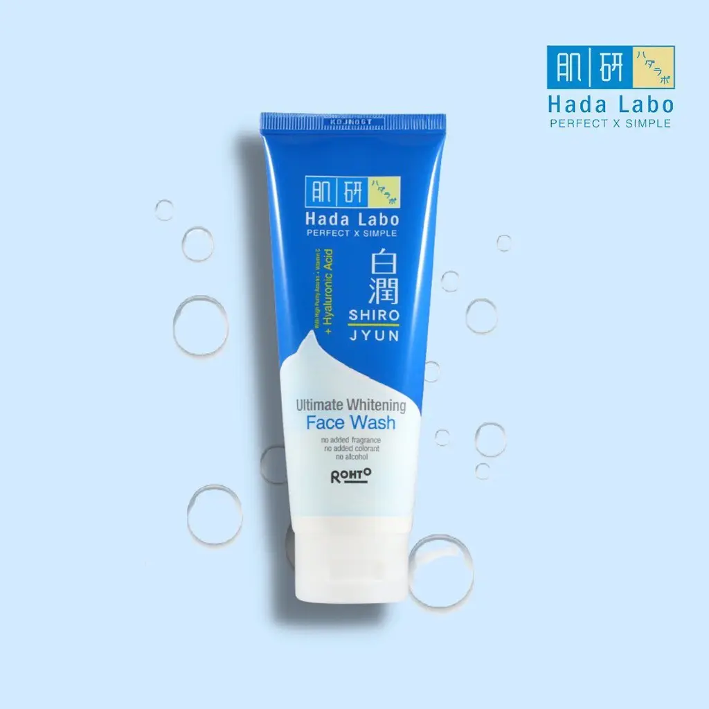 Rohto Hada Labo Shirojyun Ultimate Whitening Face Wash 100gr
