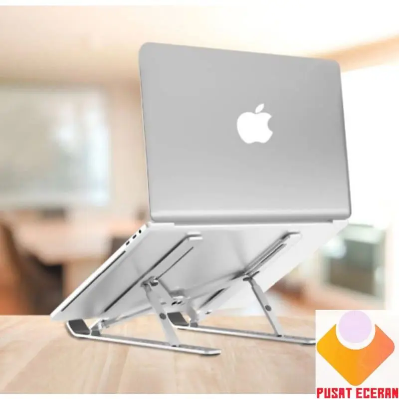stand laptop lipat folding laptop stand meja laptop lipat portable stand tablet ipad notebook Plastik Computer