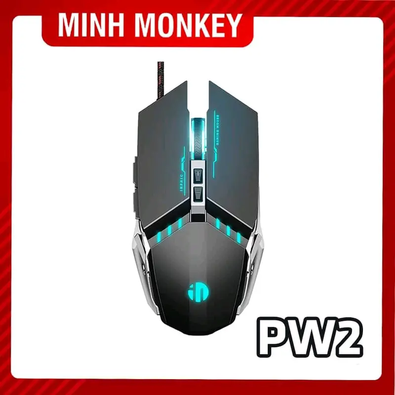 Chuột Gaming Inphic PW2 - Silent Click 0