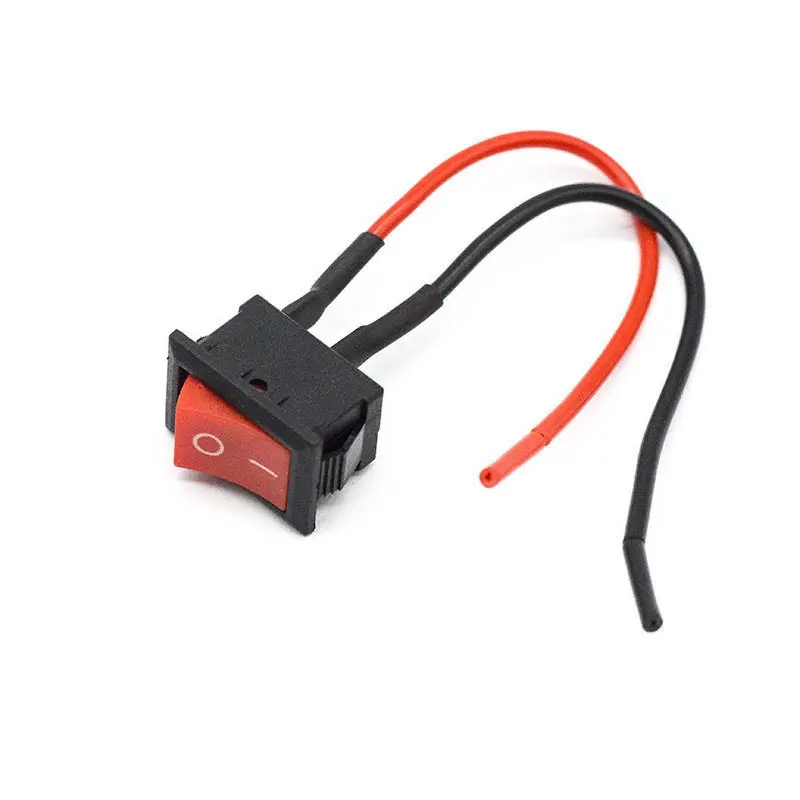 Công Tắc Bập Bênh 6A/250V 2 Chân 2 Chế Độ ON-OFF KÈM DÂY Phụ Kiện 3