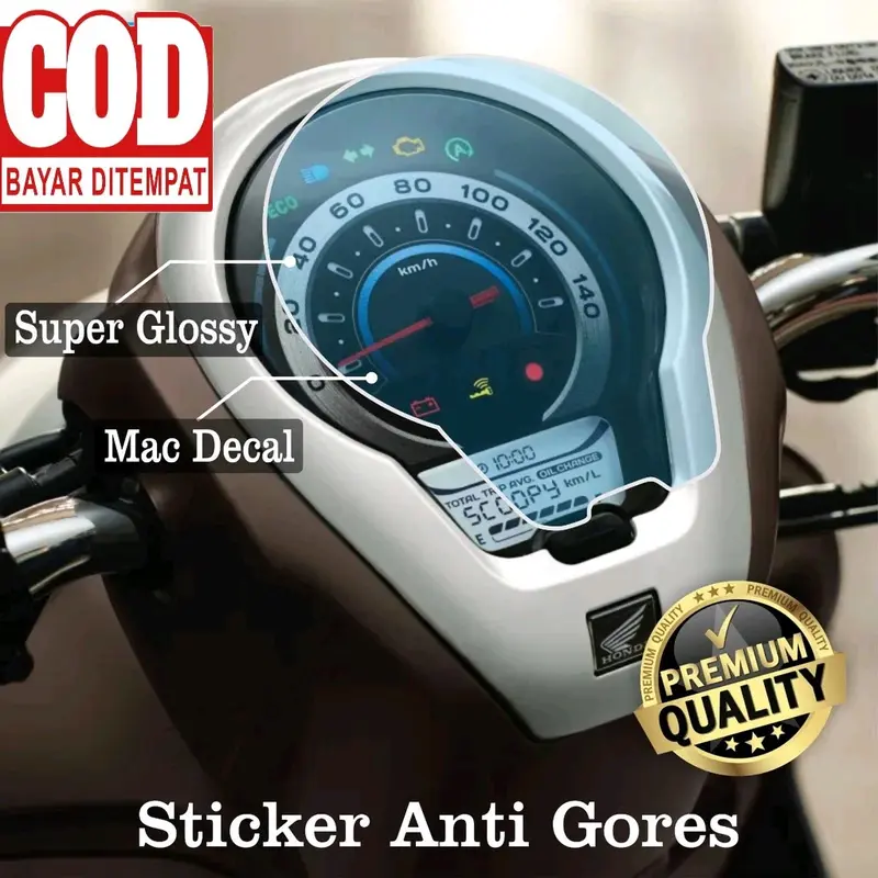 Sticker Anti Gores Scoopy Stiker Speedometer Scoopy Terbaru 2021-2023 Car 1