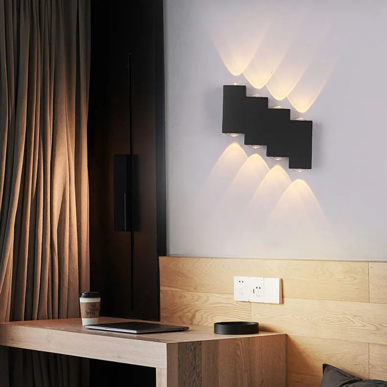 Đèn hắt tường cầu thang chữ nhật trang trí trong nhà và ngoài trời IP65 2